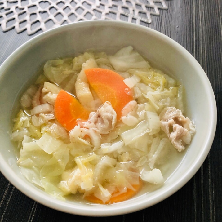 茅乃舎のだし 豚肉と白菜 キャベツのあごだしスープ レシピ 作り方 By Ma Ma Yu Mi 楽天レシピ 茅乃舎のだし 豚肉と白菜 キャベツのあごだしスープ レシピ 作り方 By Ma Ma Yu Mi 楽天レシピ